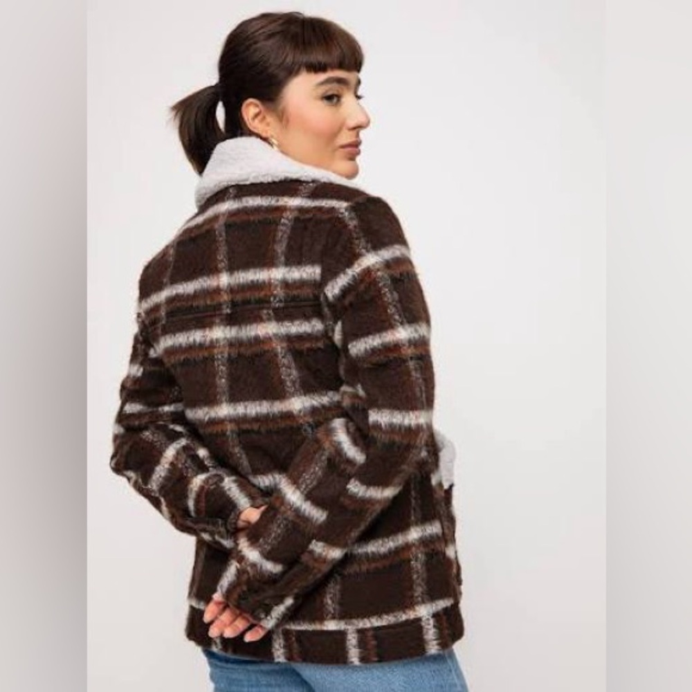 BRIXTON “nouvelle” sherpa-lined coat - Picture 8 of 9